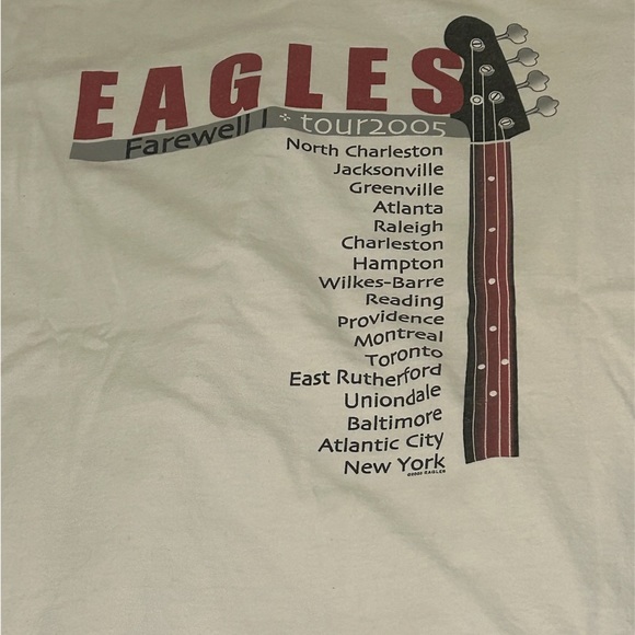 VINTAGE Eagles 2005 Concert T-Shirt L - Picture 5 of 5